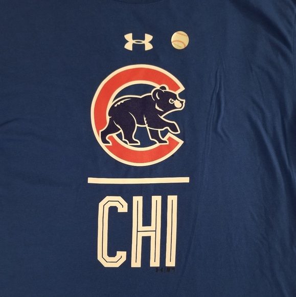 Under Armour Men's Chicago Cubs T-Shirt - Picture 2 of 4
